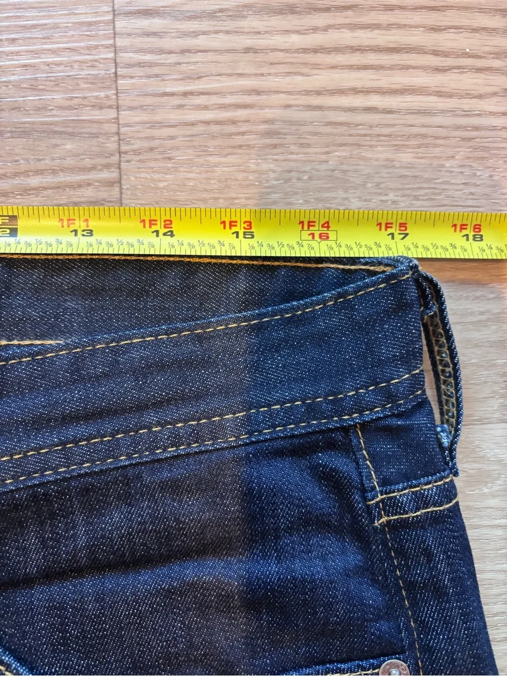 AG Adriano Goldschmied Men’s 34x32* Protege Jeans Dark Wash Raw Denim USA Made